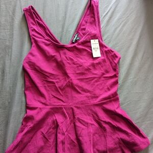 Express peplum tank
